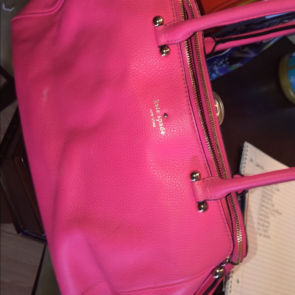 Hot pink Kate Spade purse